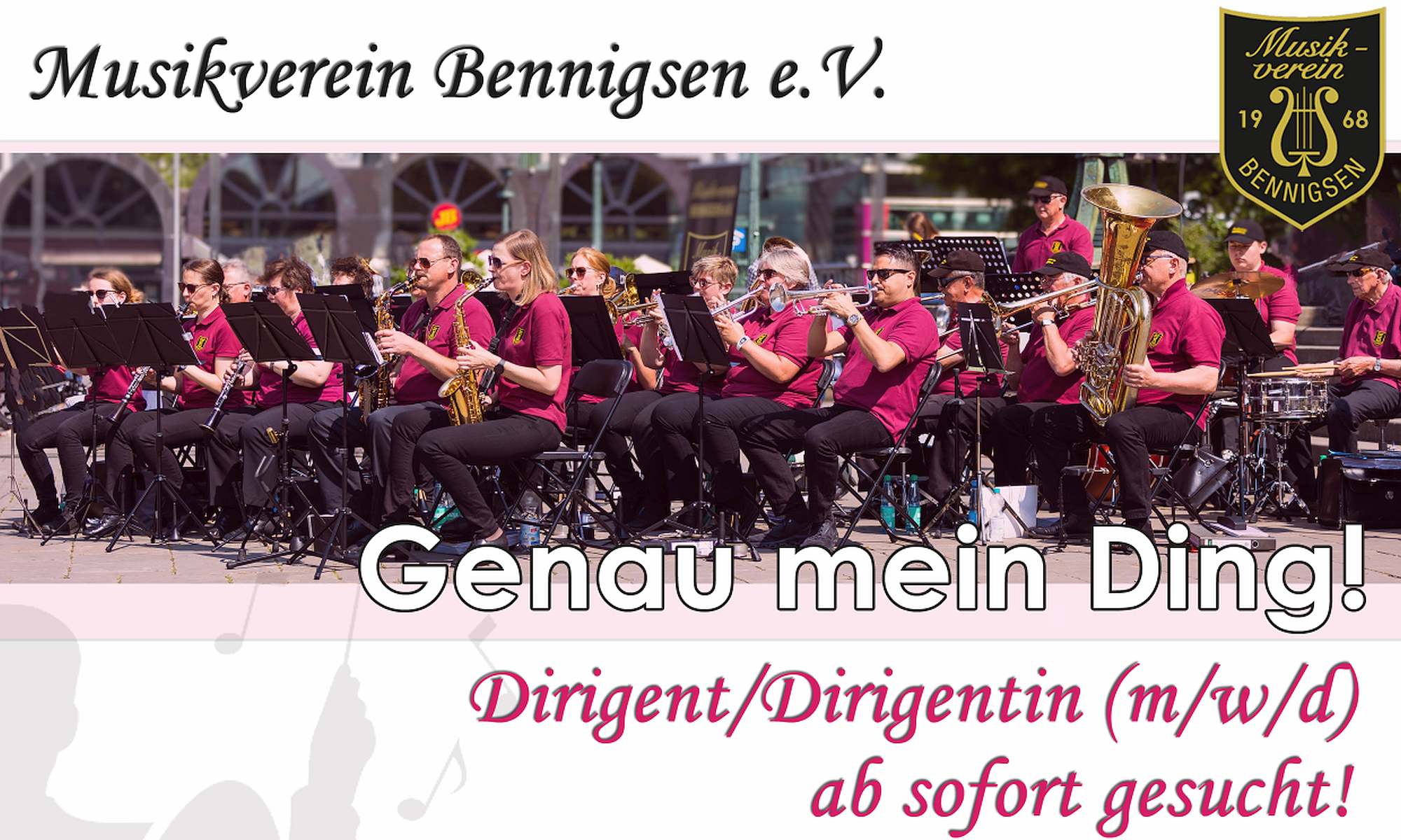 Musikverein Bennigsen e.V. sucht Dirigent/Dirigentin (m/w/d)
